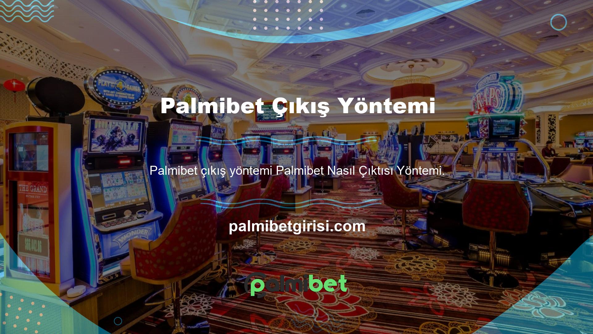 Palmibet hesabı Palmibet bir para çekme talebi oluşturmak çok kolaydır